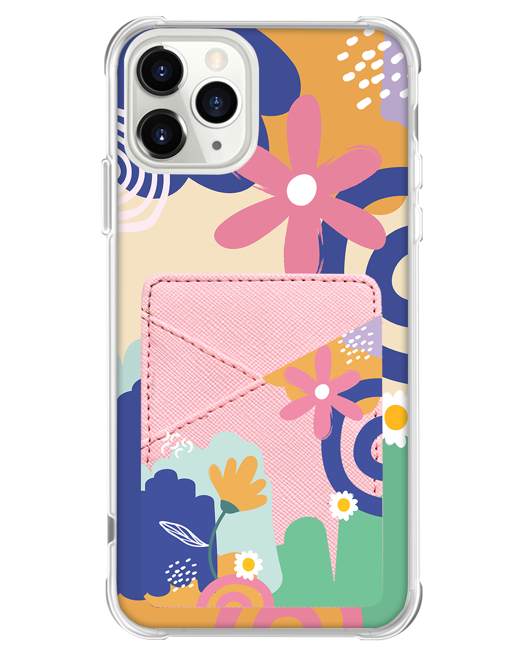 iPhone Phone Wallet Case - Abstract Flower 1.0