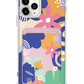 iPhone Magnetic Wallet Case - Abstract Flower 1.0