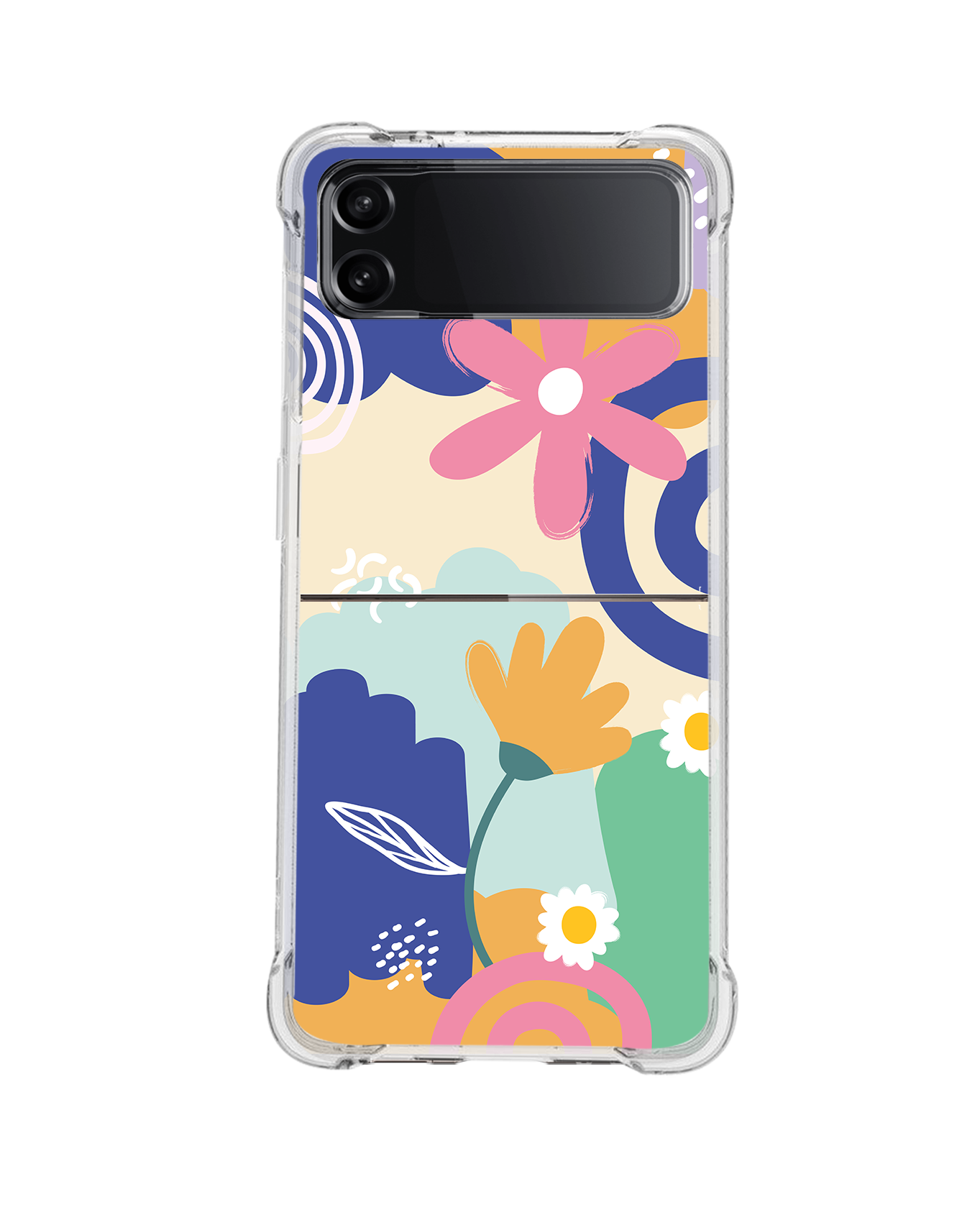 Android Flip / Fold Case - Abstract Flower 1.0