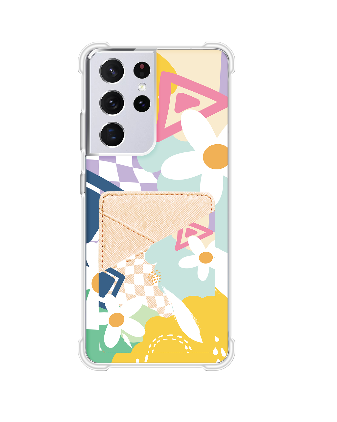 Android Phone Wallet Case - Abstract Flower 2.0