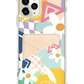 iPhone Phone Wallet Case - Abstract Flower 2.0