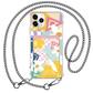 iPhone Magnetic Wallet Case - Abstract Flower 2.0