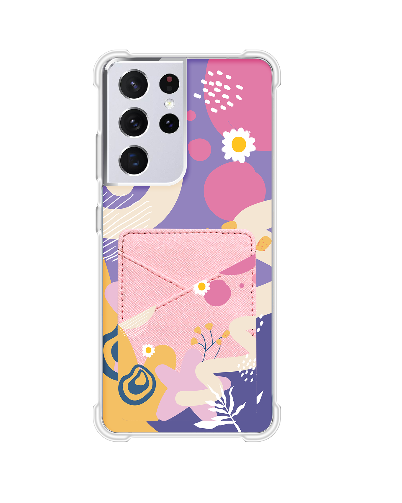 Android Phone Wallet Case - Abstract Flower 3.0