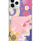 iPhone Phone Wallet Case - Abstract Flower 3.0