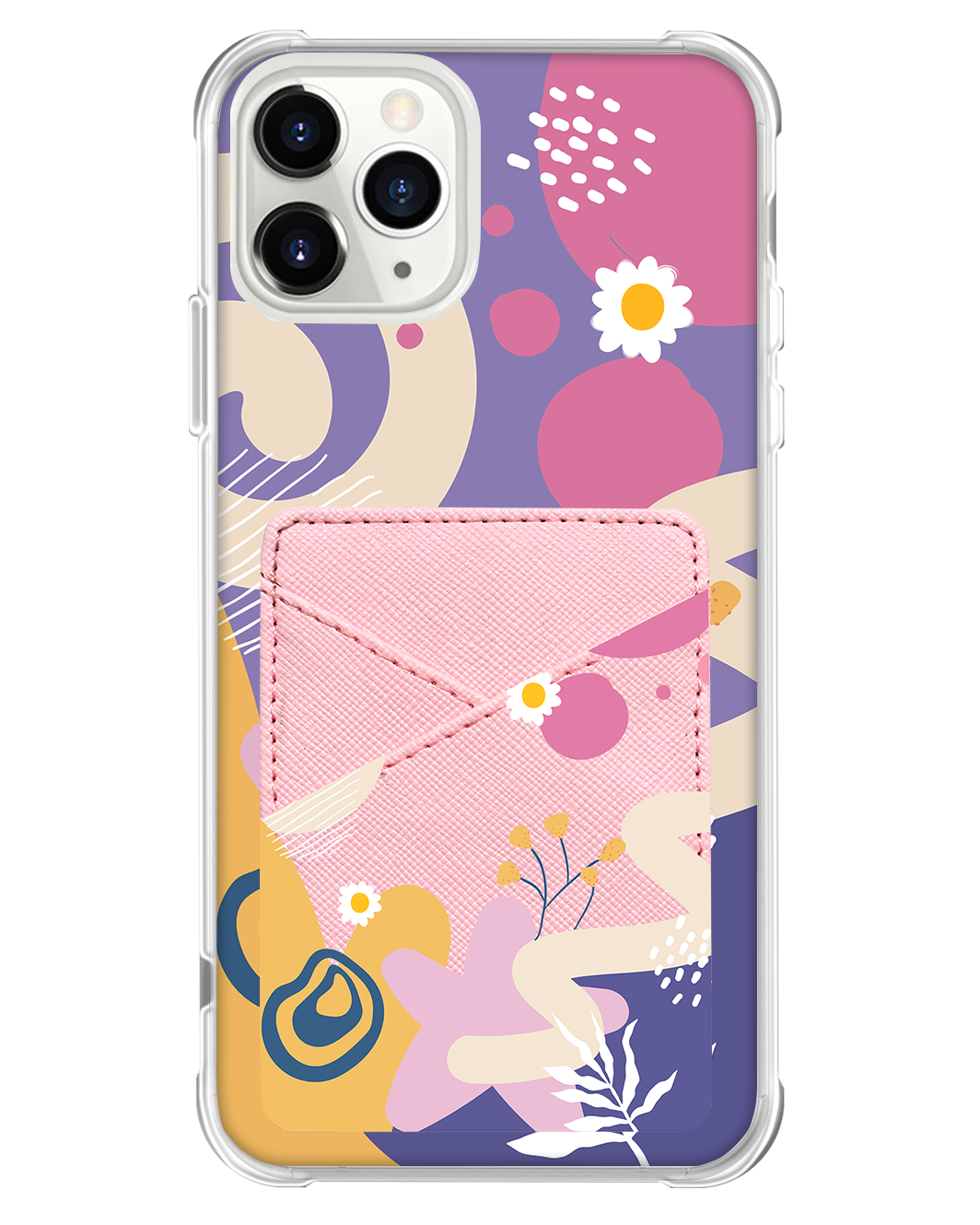 iPhone Phone Wallet Case - Abstract Flower 3.0