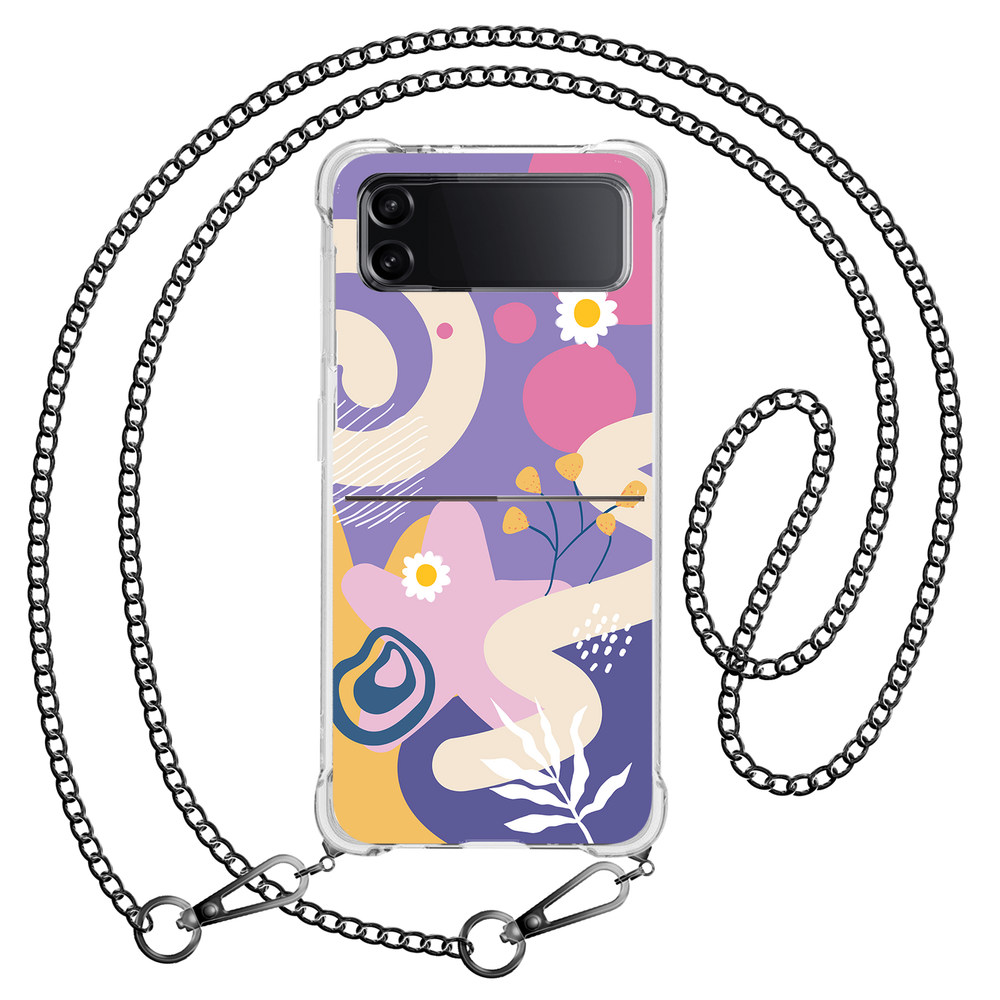 Android Flip / Fold Case - Abstract Flower 3.0