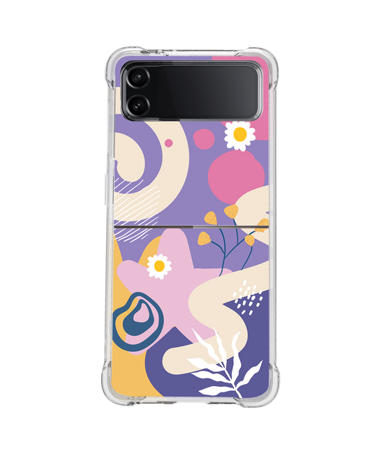 Android Flip / Fold Case - Abstract Flower 3.0