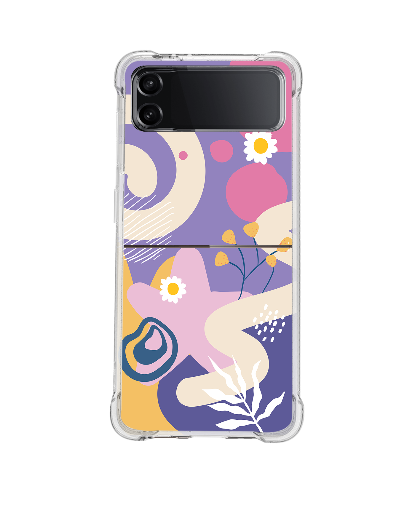 Android Flip / Fold Case - Abstract Flower 3.0