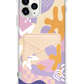 iPhone Phone Wallet Case - Abstract Flower 4.0