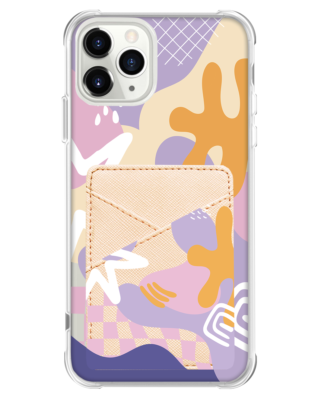 iPhone Phone Wallet Case - Abstract Flower 4.0