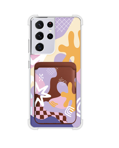 Android Magnetic Wallet Case - Abstract Flower 4.0