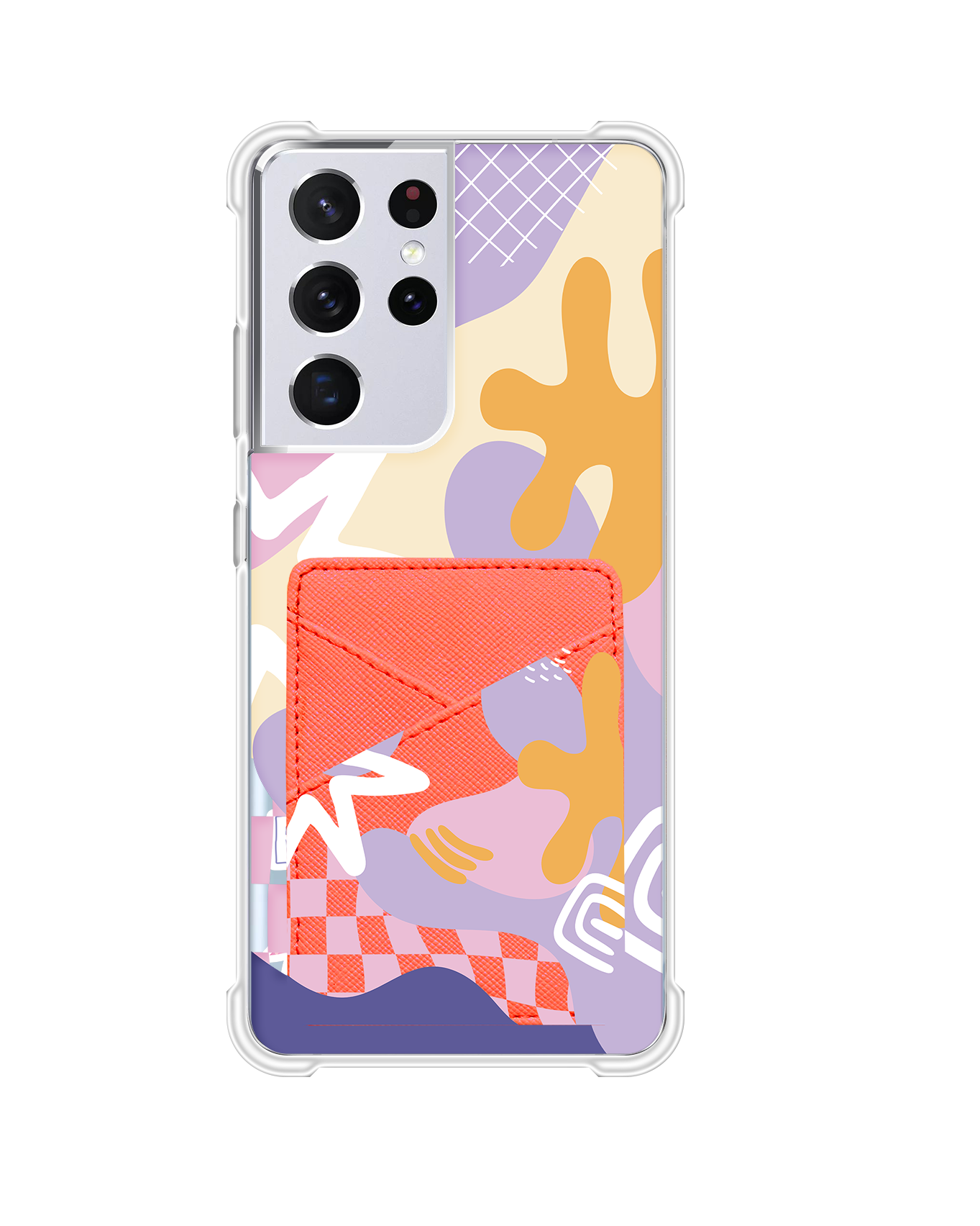 Android Phone Wallet Case - Abstract Flower 4.0