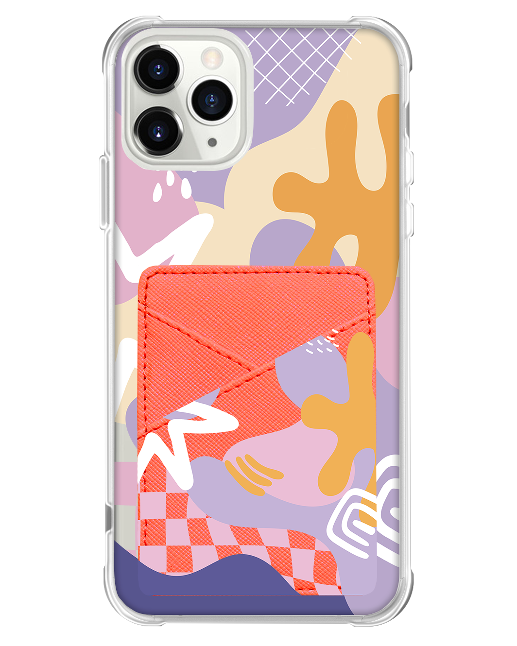 iPhone Phone Wallet Case - Abstract Flower 4.0