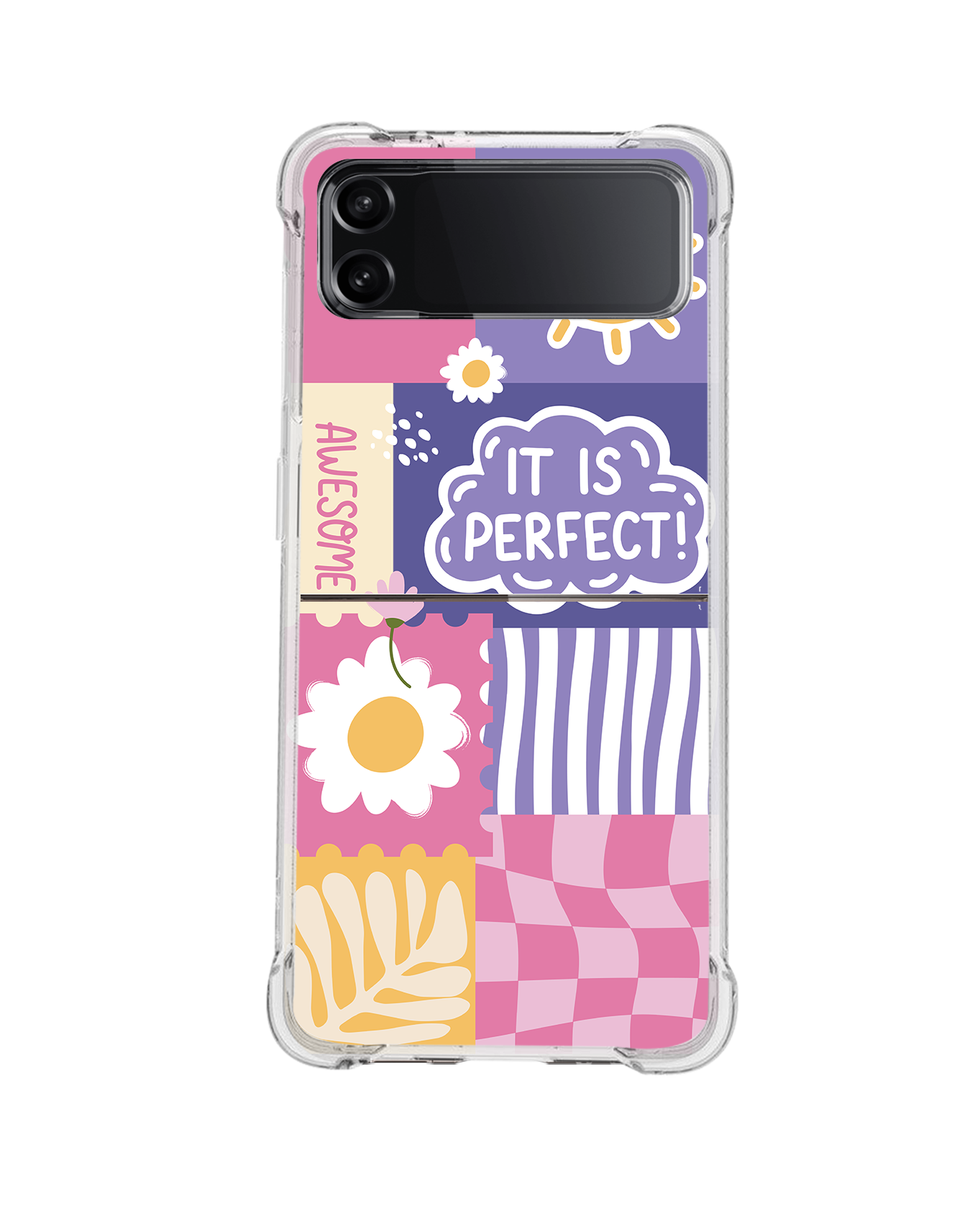 Android Flip / Fold Case - Abstract Quotes