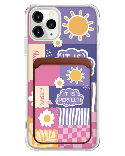 iPhone Magnetic Wallet Case - Abstract Quotes