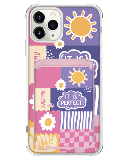 iPhone Magnetic Wallet Case - Abstract Quotes