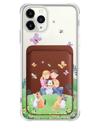 iPhone Magnetic Wallet Case - Adorable Animals