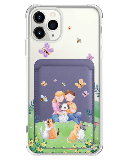 iPhone Magnetic Wallet Case - Adorable Animals