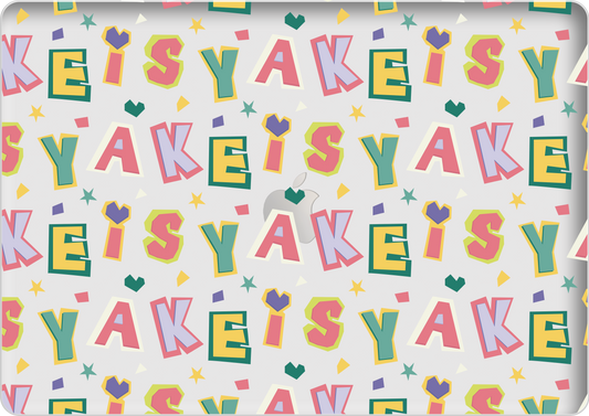 Macbook Snap Case - Adorable Monogram 4.0