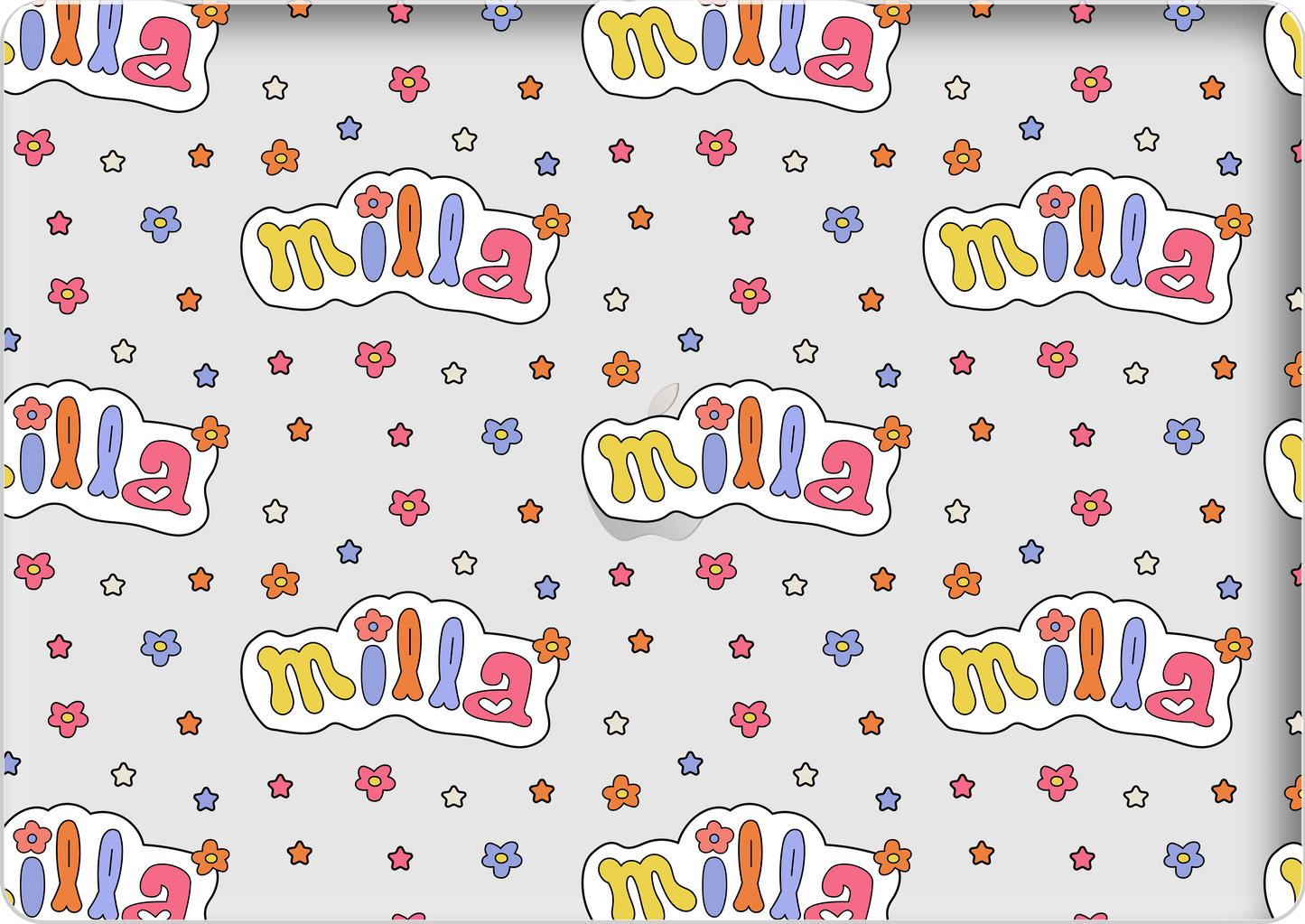 Macbook Snap Case - Adorable monogram 5.0