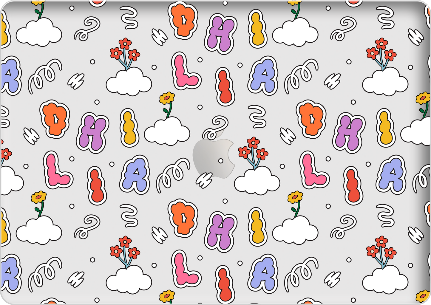 Macbook Snap Case - Adorable Monogram 6.0