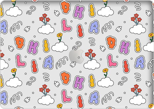 Macbook Snap Case - Adorable Monogram 6.0