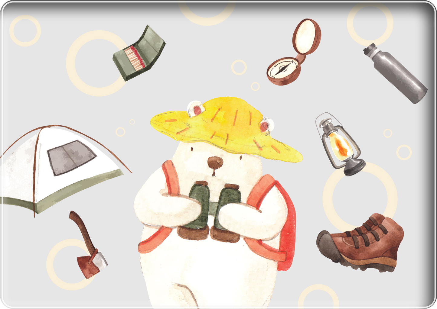 MacBook Snap Case - Adventure of Bear