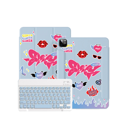 iPad / Android Tab Wireless Keyboard Flipcover - Aespa Spicy
