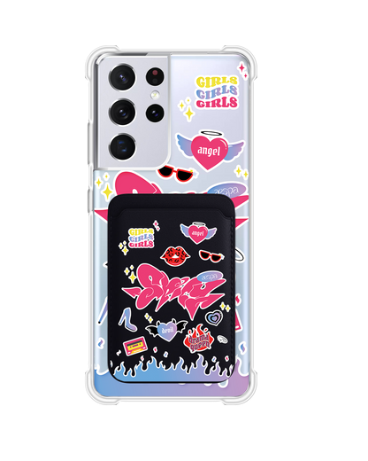 Android Magnetic Wallet Case - Aespa Spicy
