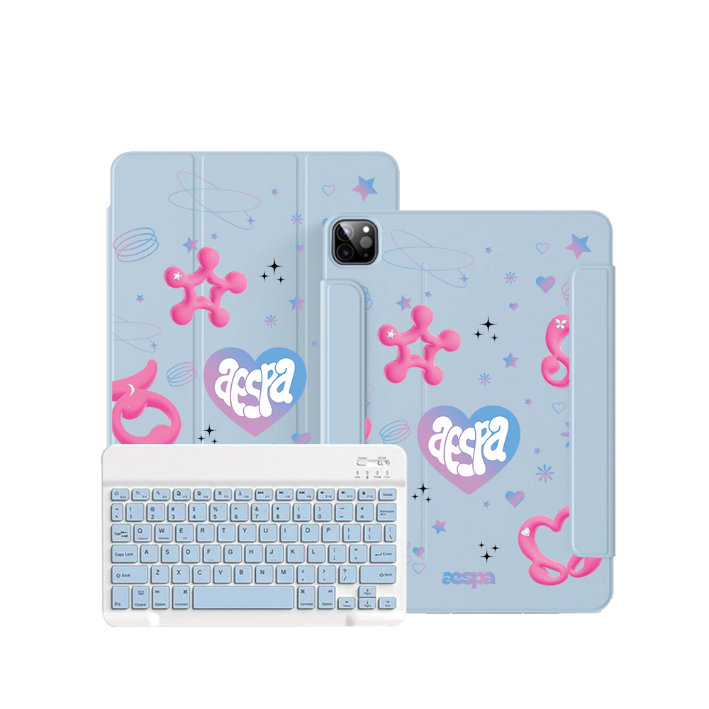 iPad Wireless Keyboard Flipcover - Aespa Week