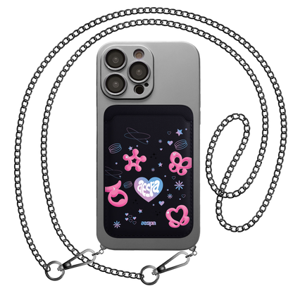 iPhone Magnetic Wallet Silicone Case - Aespa Week