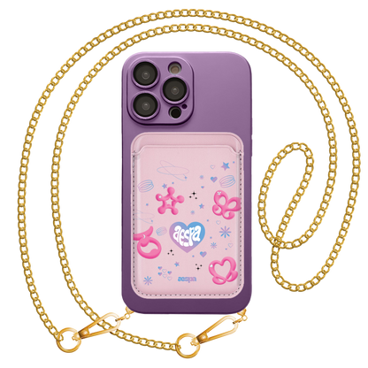 iPhone Magnetic Wallet Silicone Case - Aespa Week