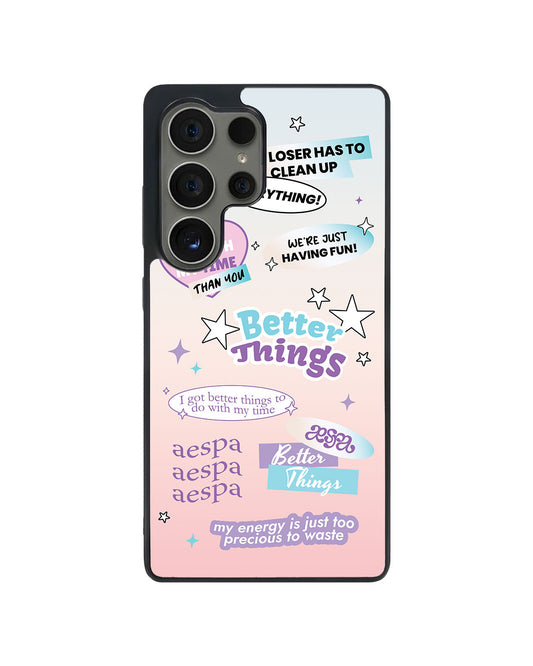 Android Avant-Gloss Grip Case - Aespa Better Things