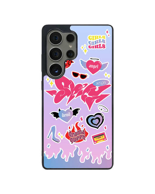 Android Avant-Gloss Grip Case - Aespa Spicy
