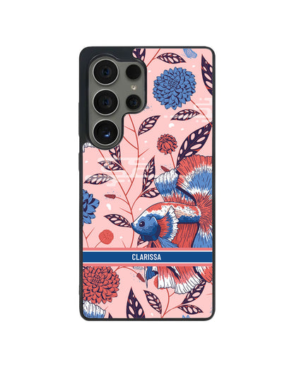 Android Avant-Gloss Grip Case - Fish & Floral 2.0