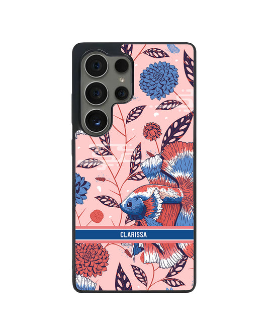 Android Avant-Gloss Grip Case - Fish & Floral 2.0