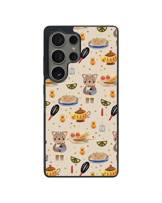 Android Avant-Gloss Grip Case - Cooking Cat