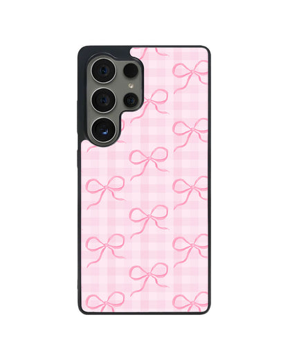 Android Avant-Gloss Grip Case - Coquette Pink Bow