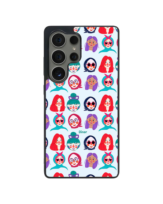 Android Avant-Gloss Grip Case - Cute Sweety Faces