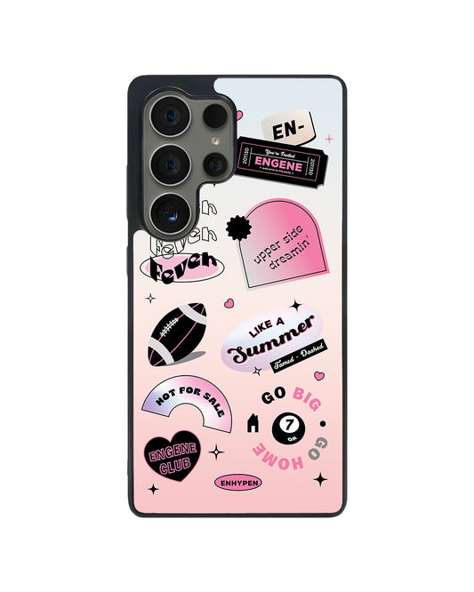 Android Avant-Gloss Grip Case - Enhypen Sticker Pack