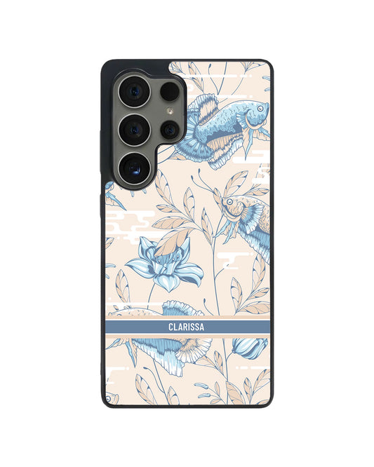 Android Avant-Gloss Grip Case - Fish & Floral 4.0