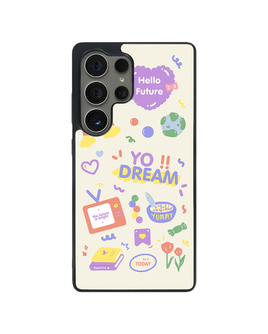 Android Avant-Gloss Grip Case - Hello Future