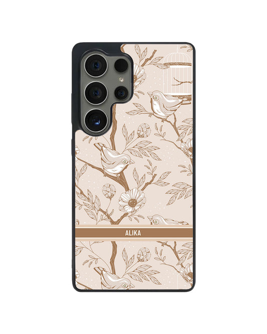 Android Avant-Gloss Grip Case - Lovebird Monochrome 3.0