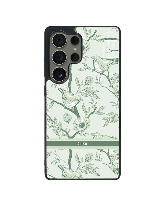 Android Avant-Gloss Grip Case - Lovebird Monochrome 4.0