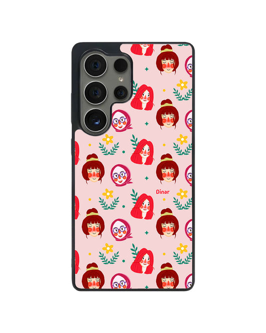 Android Avant-Gloss Grip Case - Lovely Faces