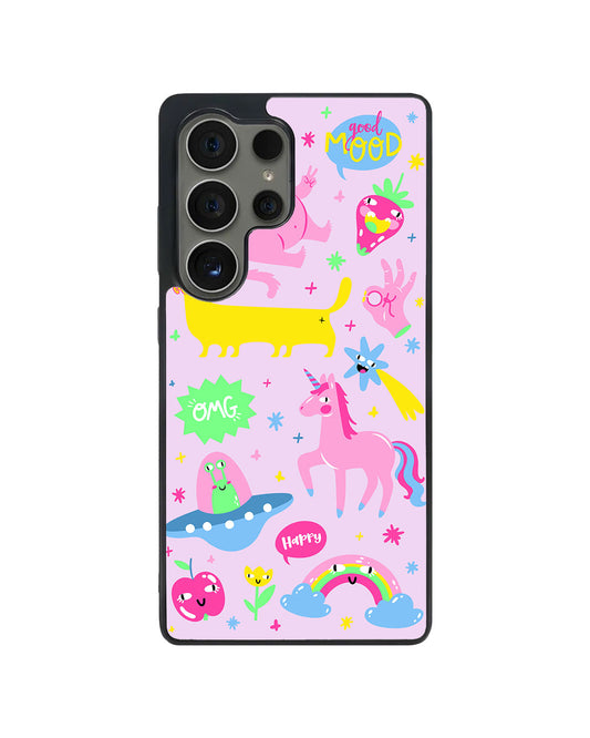 Android Avant-Gloss Grip Case - Monster Say Good Mood