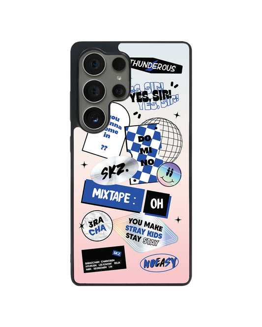 Android Avant-Gloss Grip Case - Stray Kids Sticker Pack