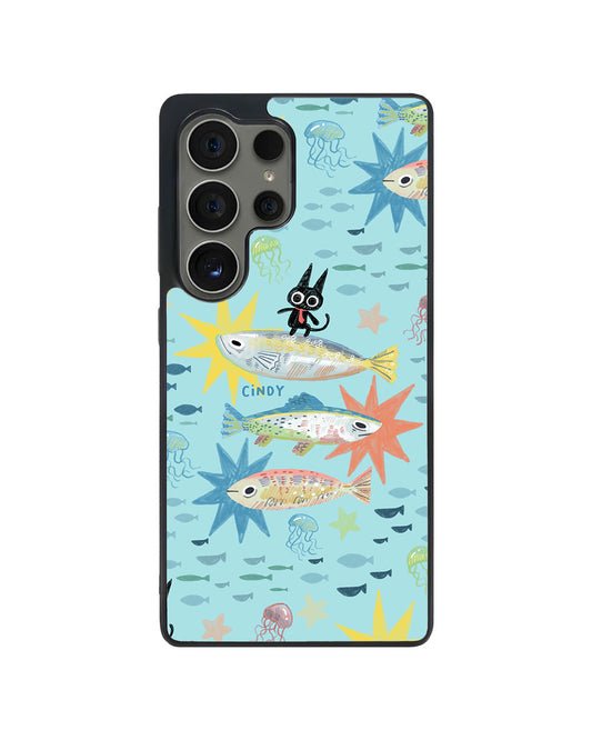 Android Avant-Gloss Grip Case - The Fish Surfer