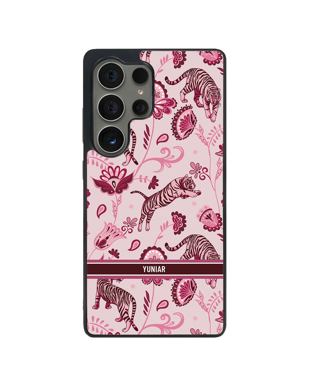 Android Avant-Gloss Grip Case - Tiger & Floral 2.0