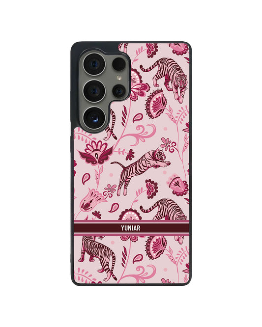 Android Avant-Gloss Grip Case - Tiger & Floral 2.0